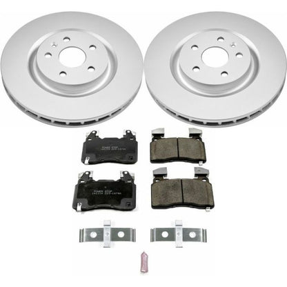 Power Stop 14-17 Chevrolet SS Front Z17 Evolution Geomet Coated Brake Kit PowerStop