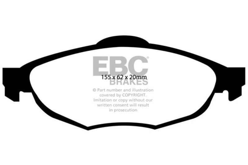 EBC Ultimax2 Front Brake Pads - UD869