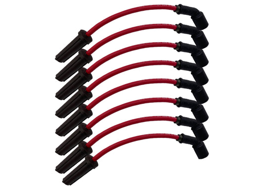 Granatelli 1999-2023 GM LS/LT Truck/SUV Red Coil-Near-Plug Ignition Wire Kit - Part 28-1712S-R