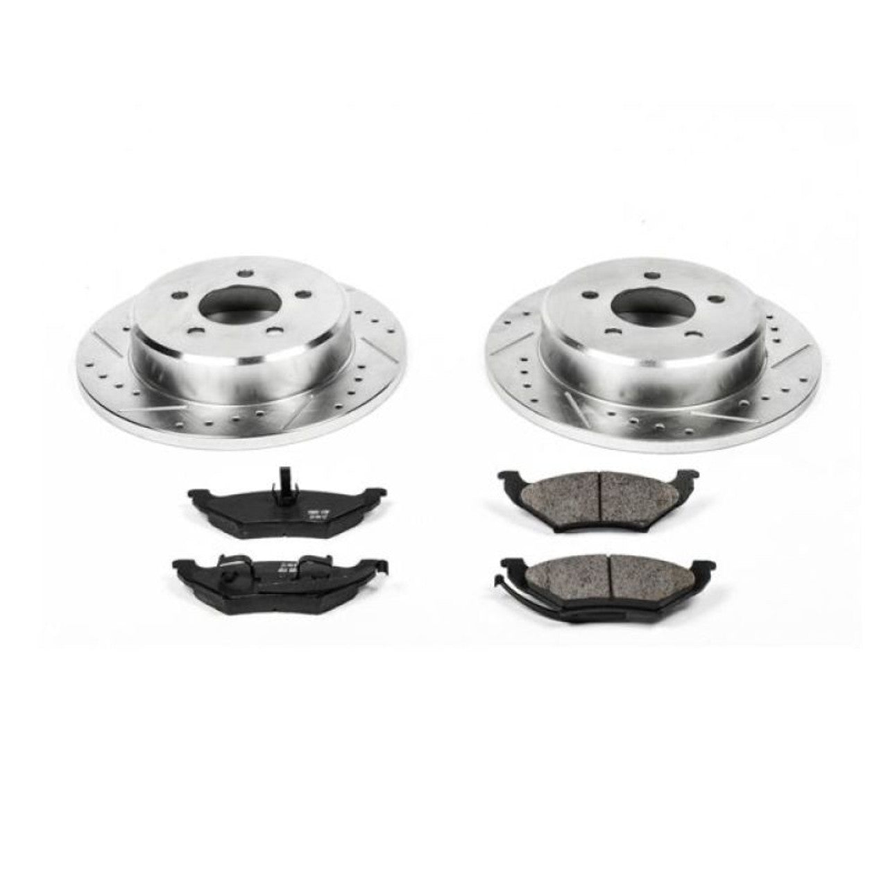 Power Stop 97-99 Chrysler Town & Country Front & Rear Z17 Evolution Geomet Coated Brake Kit