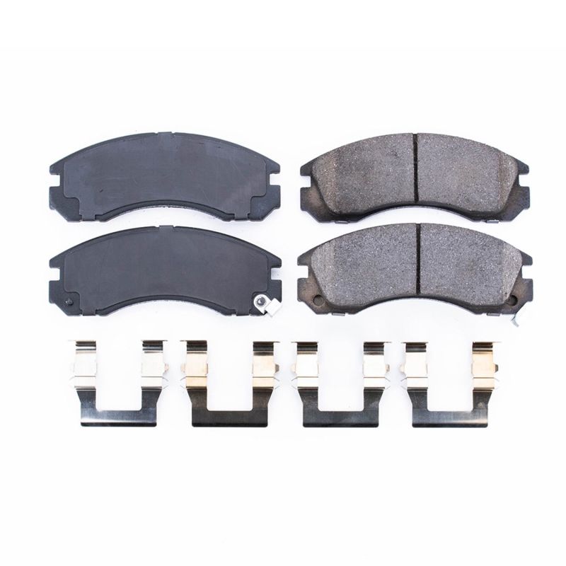 Power Stop 91-96 Dodge Stealth Front Z17 Evolution Ceramic Brake Pads w/Hardware PowerStop