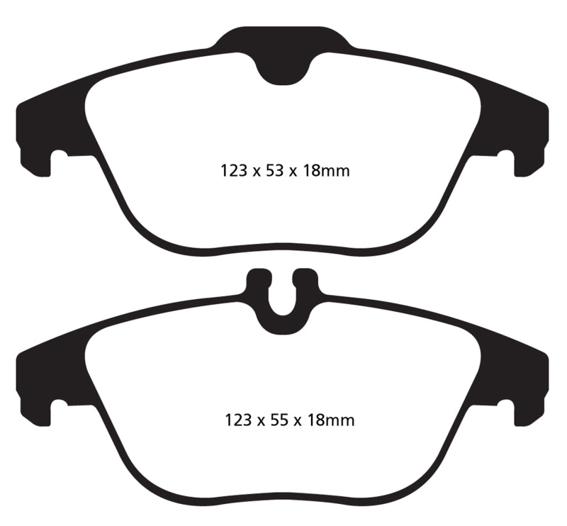 EBC YellowStuff Rear Brake Pads - DP42012R EBC