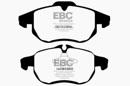 EBC Ultimax2 Front Brake Pads - UD972 EBC