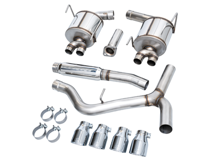 AWE Tuning 2022+ VB Subaru WRX Touring Edition Exhaust - Chrome Silver Tips AWE Tuning