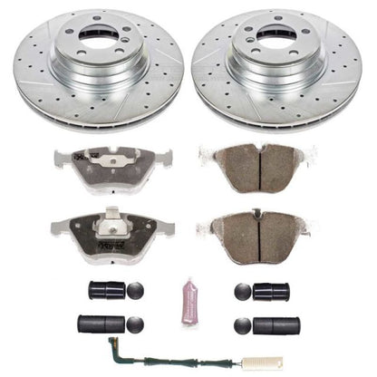 Power Stop 02-05 BMW 745i Front Z26 Street Warrior Brake Kit PowerStop