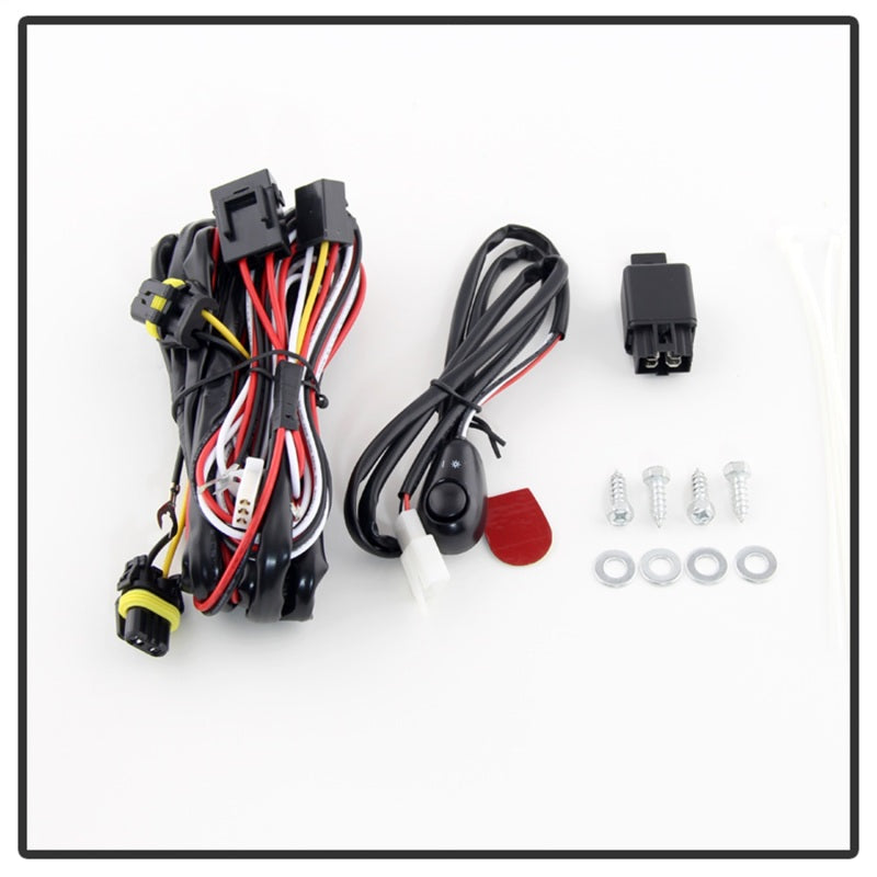 Spyder Dodge Grand Caravan 2011-2015 OEM Fog Light W/Universal Switch- Clear FL-DGC2011-C SPYDER