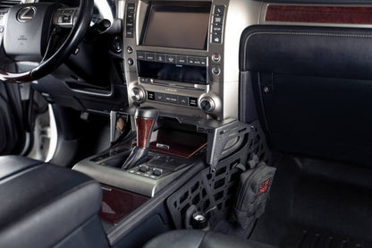 DV8 Offroad 2010 Lexus GX 460 Center Console Molle Panels & Digital Device Bridge