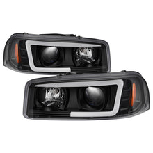 Load image into Gallery viewer, Spyder GMC Sierra 1500/2500/3500 99-06 V2 Projector Headlights - DRL - Black PRO-YD-CDE00V2-LB-BK