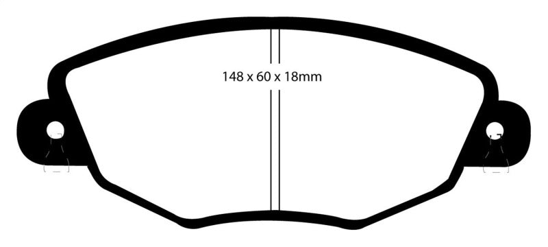 EBC RedStuff Front Brake Pads - DP31322C