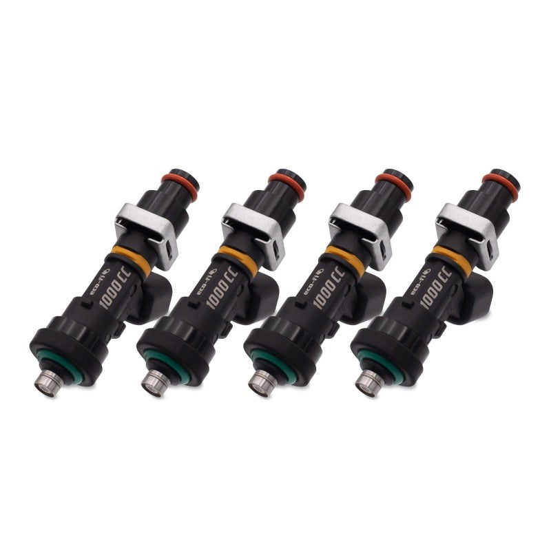 BLOX Racing Eco-Fi Street Injectors 1000cc/min w/1in Adapter For Honda B/D/H Series - Set of 4 BLOX Racing