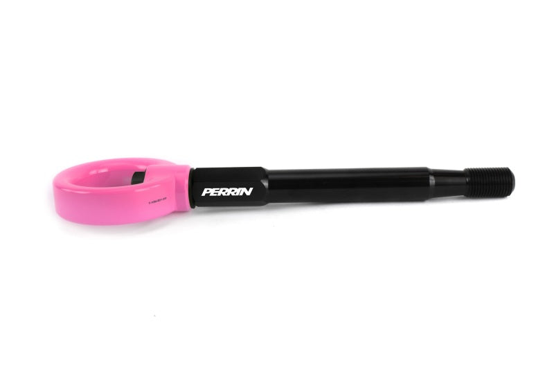 Perrin 2022 Subaru WRX / 18-21 Crosstrek / 14-21 Forester Tow Hook Kit (Front) - Hyper Pink Perrin Performance