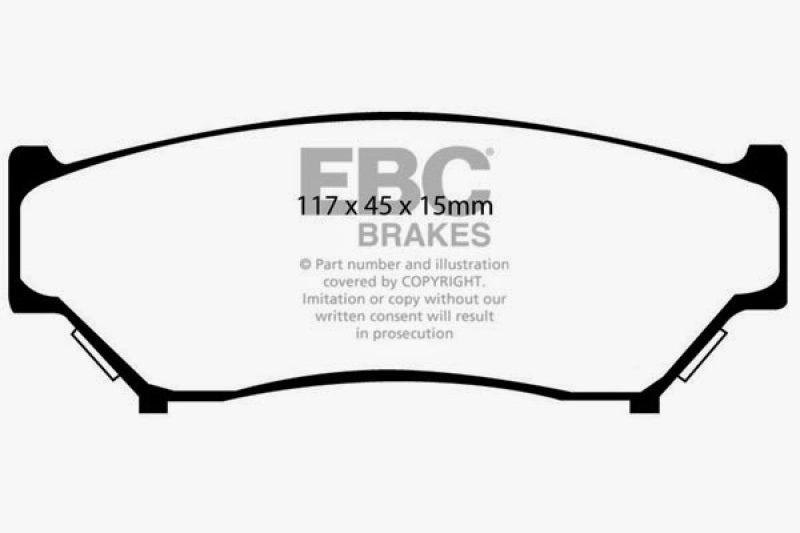 EBC YellowStuff Front Brake Pads - DP4979R EBC