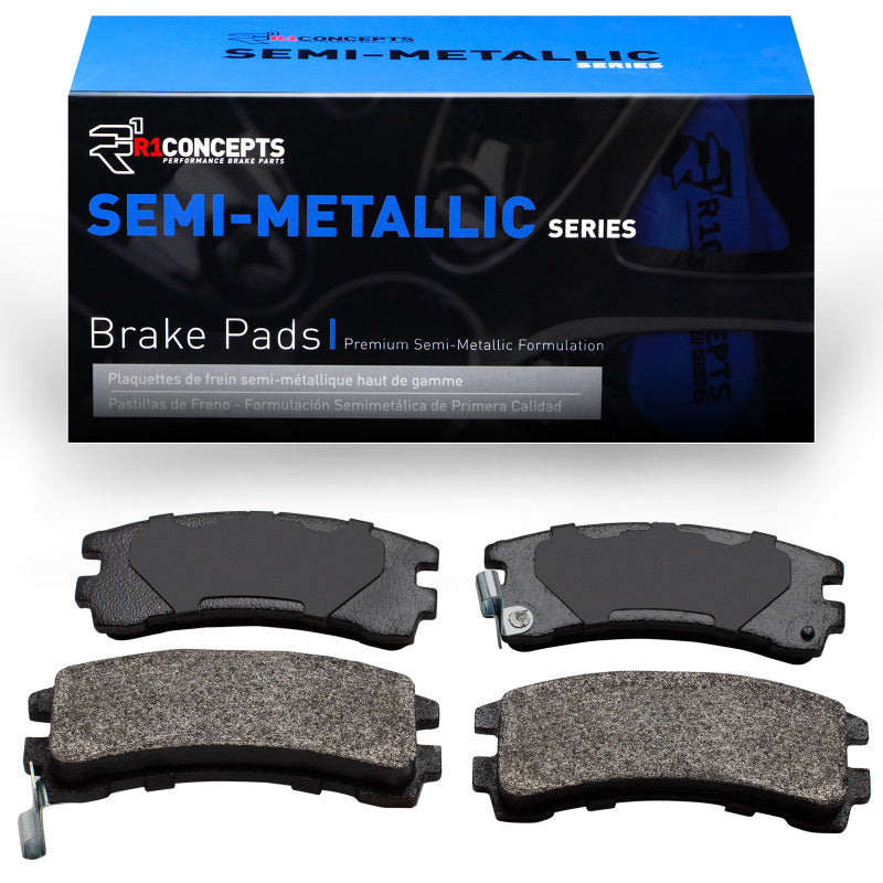 R1 Rear Semi-Metallic Brake Pads 1988-1995 Nissan Pathfinder - 2311-0401-00