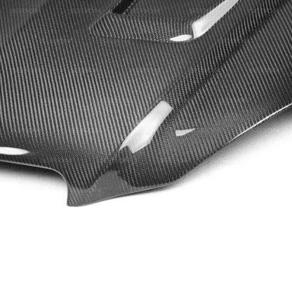 Seibon GT-style carbon fiber hood for 2012-2014 Mercedes Benz C-class (Does not fit C-63) - HD1112MBW204-GT