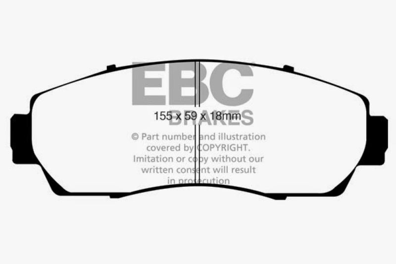 EBC GreenStuff Front Brake Pads - DP21743