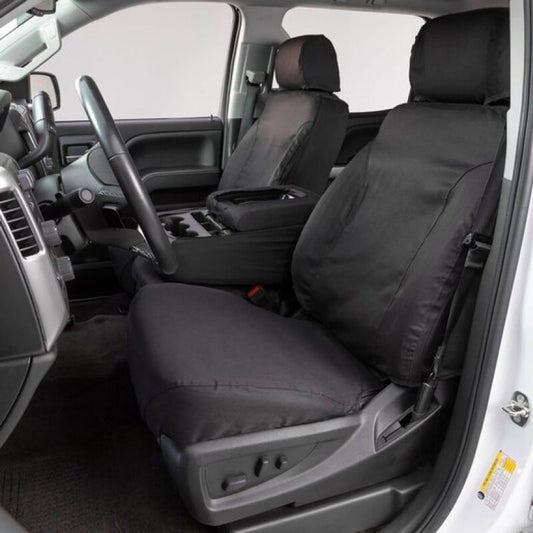 Covercraft 04-09 GMC Canyon Polycotton SeatSaver Custom Front Row Seat Covers - Charcoal