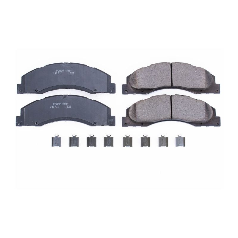 Power Stop 08-14 Ford E-150 Front Z17 Evolution Ceramic Brake Pads w/Hardware PowerStop