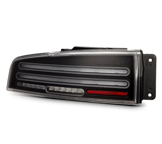 AlphaRex 23-25 Nissan Z Nova-Series Twin-Loop Style Prismatic LED Tail Lights - Black