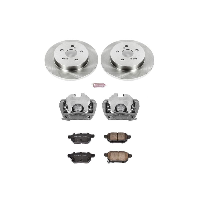 Power Stop 09-10 Pontiac Vibe Rear Autospecialty Brake Kit w/Calipers PowerStop