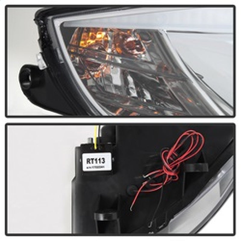 Spyder BMW Z4 03-08 Projector Headlights Halogen Model Only - LED Halo Chrome PRO-YD-BMWZ403-HL-C SPYDER
