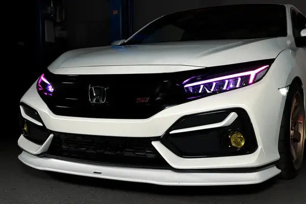 OLM Gamma Series RGB LED Headlights for 2016-2021 Honda Civic - OLME.19006.1