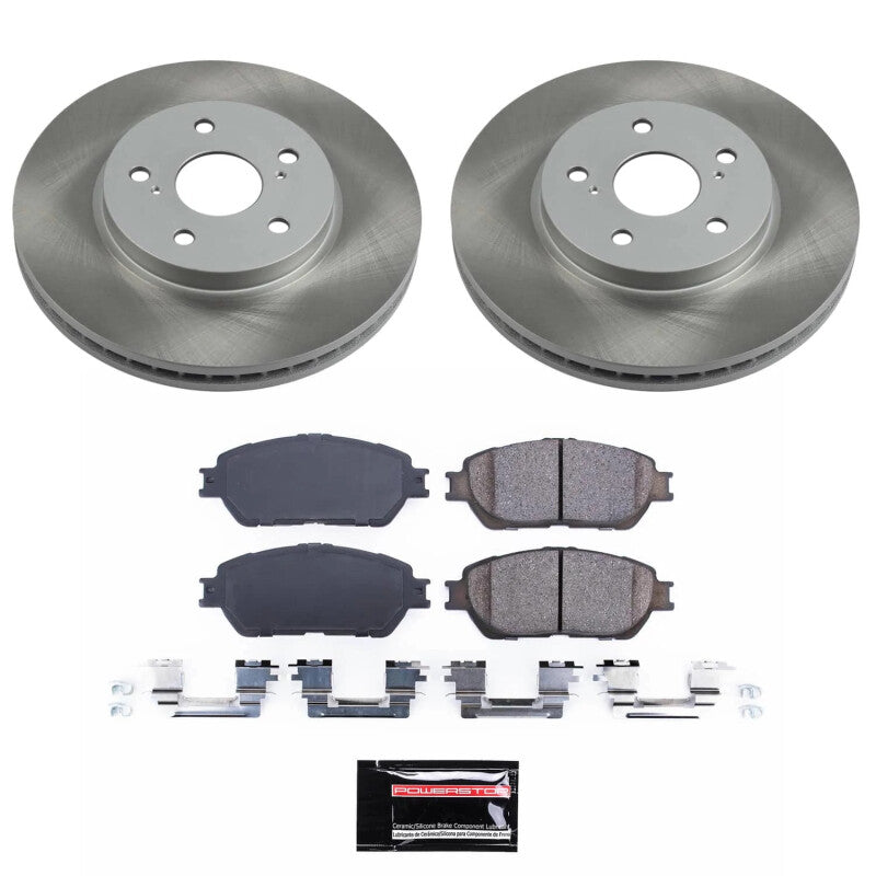 Power Stop 04-08 Toyota Solara Front Semi-Coated Rotor Kit PowerStop