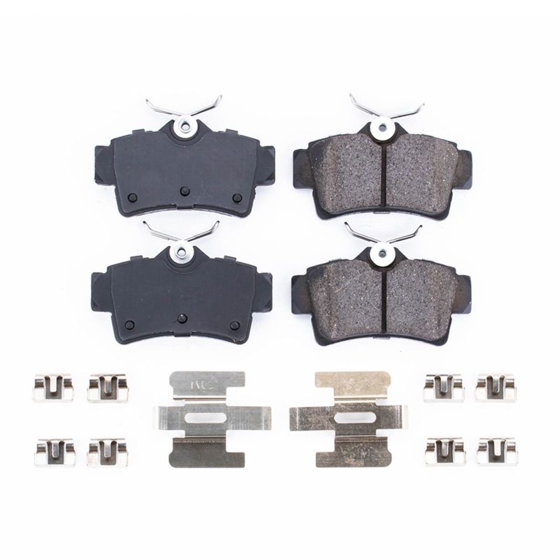 Power Stop 94-01 Ford Mustang Rear Z17 Evolution Ceramic Brake Pads w/Hardware PowerStop