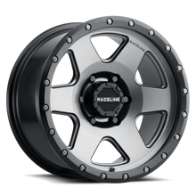 Load image into Gallery viewer, Raceline 946G Boost 17x9in / 8x165.1 BP / 0mm Offset / 130.81mm Bore - Gunmetal Wheel