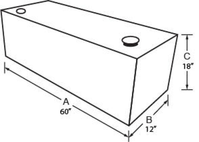 Tradesman Aluminum Vertical Liquid Storage Tank (50 Gallon Capacity) - Brite Tradesman