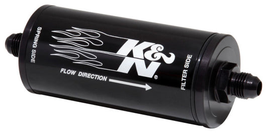 K&N 2in OD x 6in L 6AN 25 Micron In-Line Fuel/Oil Filter
