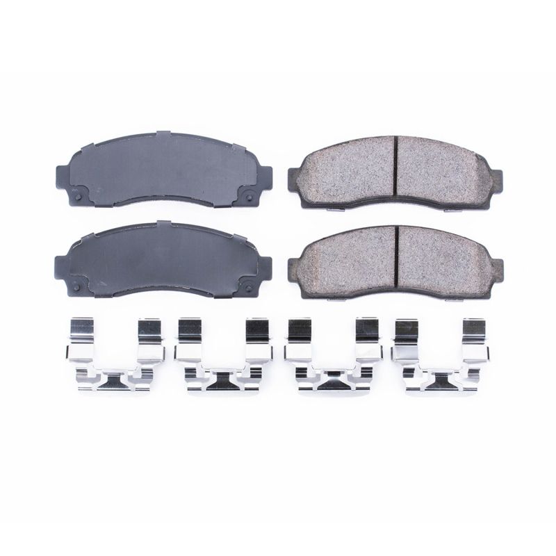 Power Stop 05-06 Chevrolet Equinox Front Z17 Evolution Ceramic Brake Pads w/Hardware PowerStop