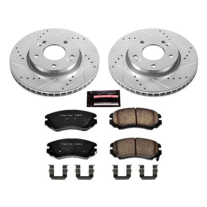 Power Stop 10-11 Kia Soul Front Z23 Evolution Sport Brake Kit PowerStop