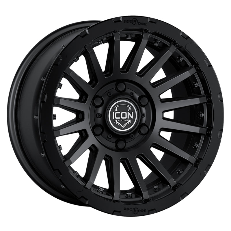 Icon Alloys Recon Pro Satin Black - 18 X 9 - 6 X 135- 6MM 5.25in BS