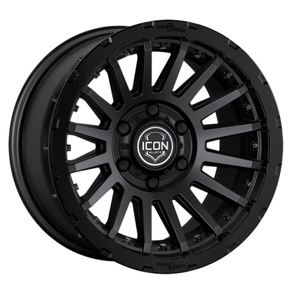 Icon Alloys Recon Pro Satin Black - 18 X 9 - 8 X 170- 6MM 65.25n BS