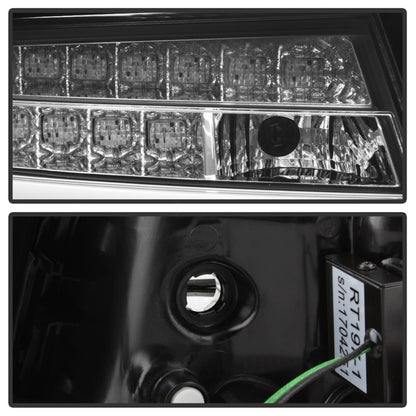 Spyder 09-12 Audi A6 LED Tail Lights - Black (ALT-YD-AA609-LED-BK) SPYDER