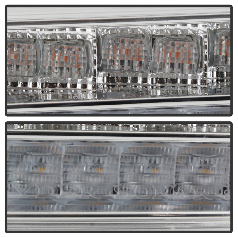 Spyder Jeep Wrangler 2018-2019 (LED Model Only) LED Front Bumper Lights - Sequential Signal - Chrome SPYDER