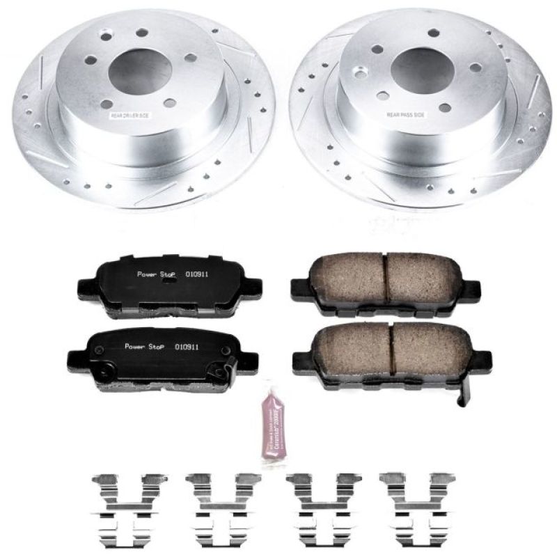 Power Stop 07-10 Nissan Altima Rear Z23 Evolution Sport Brake Kit PowerStop