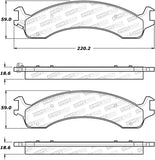 StopTech Premium Ceramic Brake Pads - 308.08210