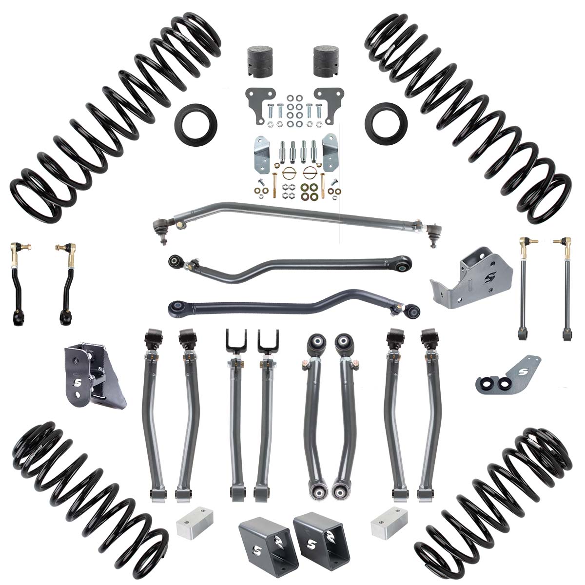Synergy Jeep JLU 4in Lift Stage 4 Suspension System