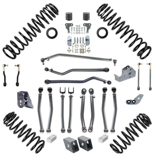 Synergy Jeep JLU 4in Lift Stage 4 Suspension System