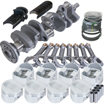 Eagle Chevy 350 3.750in Crank 5.700in I-Beam Rods Srp 7cc Dome 4.030in Pistons Rotating Assembly