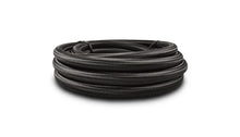 Load image into Gallery viewer, Vibrant -4 AN Black Nylon Braided Flex Hose w/ PTFE liner (20FT long)