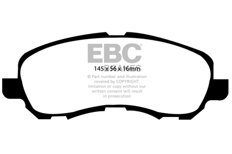 EBC Extra Duty Front Brake Pads - ED91614