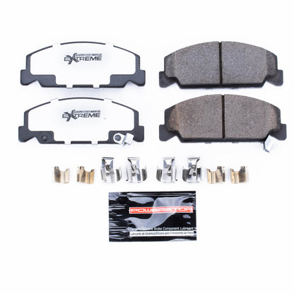 Power Stop 90-00 Honda Civic Front Z26 Extreme Street Brake Pads w/Hardware PowerStop