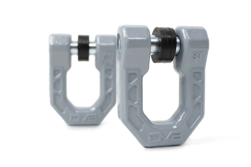 DV8 Offroad Elite Series D-Ring Shackles - Pair (Gray) DV8 Offroad