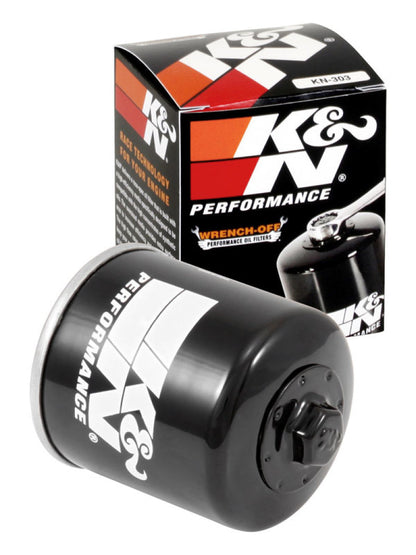 K&N Honda / Kawasaki / Yamaha / Polaris / Victory 2.688in OD x 3.344in H Oil Filter K&N Engineering