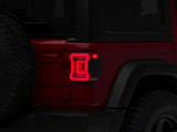 Raxiom 18-23 Jeep Wrangler JL Horizon LED Tail Lights- BlkHousing- Red Lens