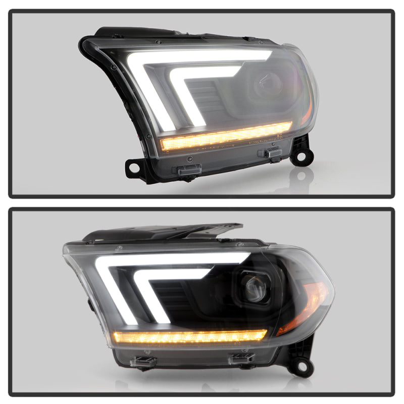 Spyder Dodge Durango 11-13 Halogen Model Only Projector Headlights - Black PRO-YD-DDU11SI-BK SPYDER