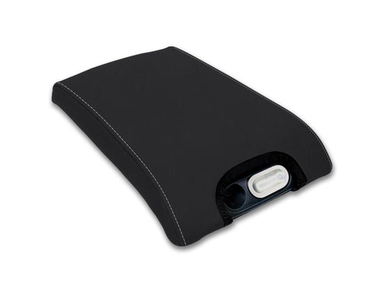 PRP 10-14 Ford Raptor  Center Console Cover- Black with Silver Stitch B107-06