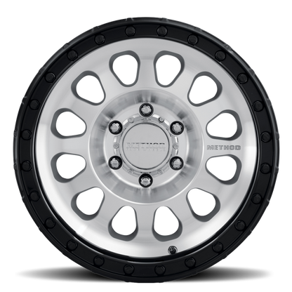 Method MR315 17x8.5 0mm Offset 5x5 BP 71.50mm CB Machined Wheel - Gloss Black Lip